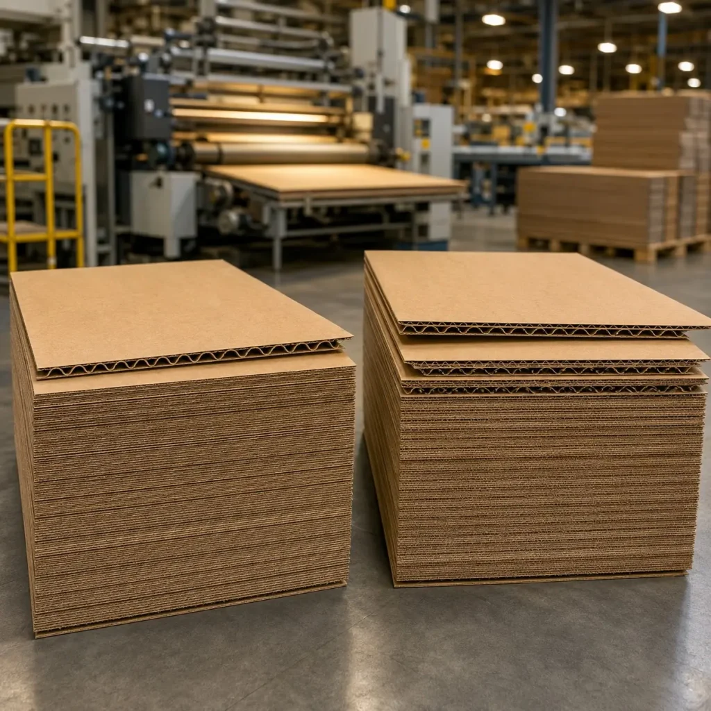 Giấy tấm carton 5 lớp