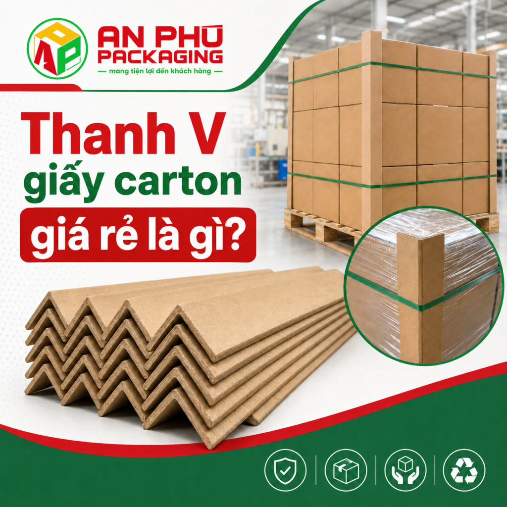 Thanh V giấy carton giá rẻ
